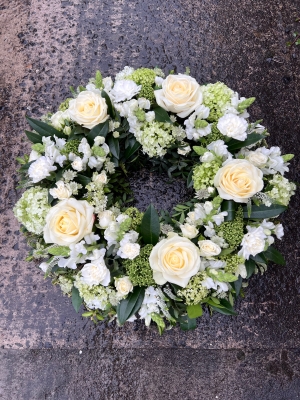 Neutral Florist Selection Wreath