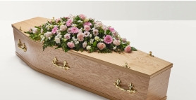 Flower Box Choice Pastel Pink Casket Spray