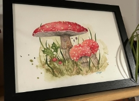 Fly Agaric Watercolour